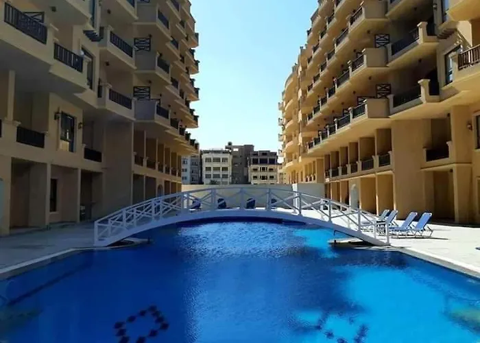 Turtles Hourghada View Sea View Pool Private Pools Balcony Security Cafe And Restaurant On Pool Jacuzzi Air-condition Sunny A Large Balcony Apartmanhotel Gurdaka